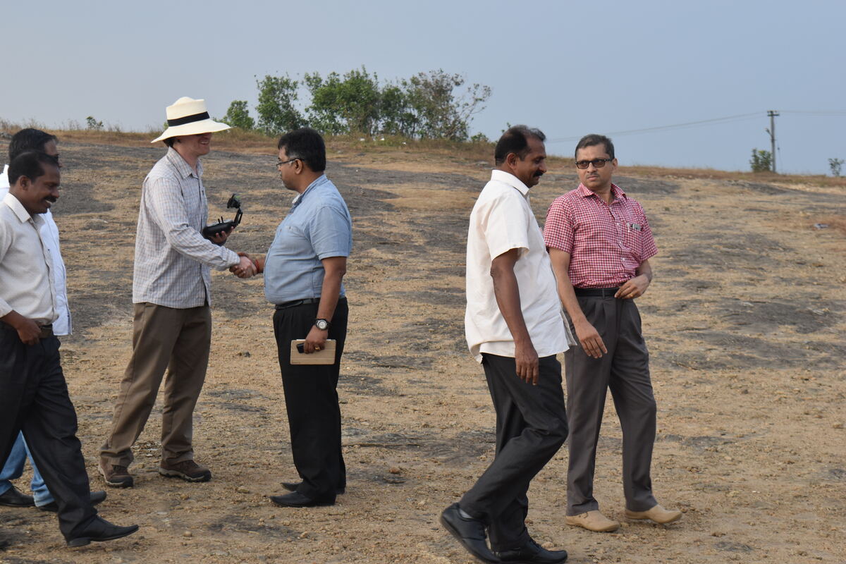 Drone mapping training in Kerala, India